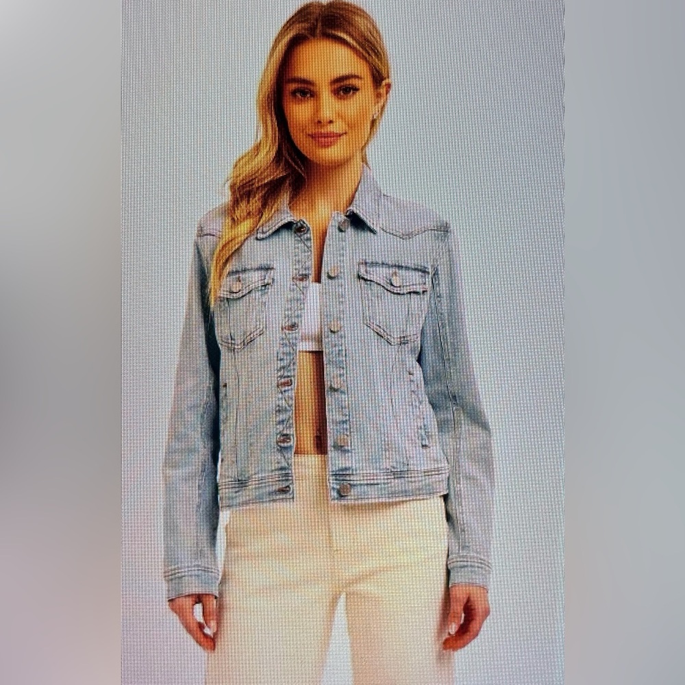 Lucky Brand .Blue Denim Jacket. Size L